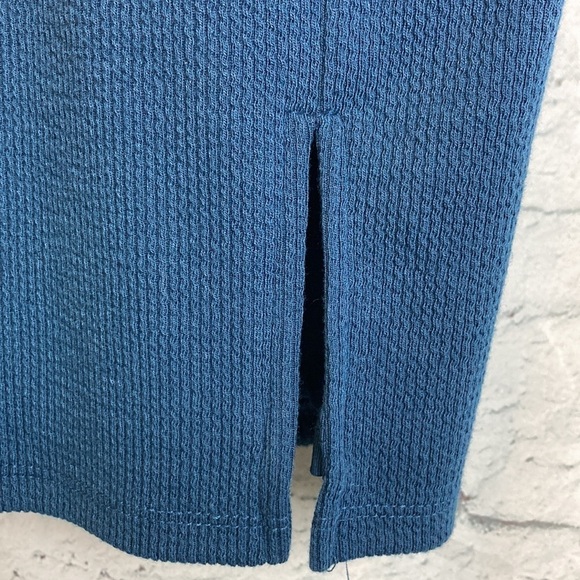 Ali & Jay Zuma Long Sleeve Ribbed Mini Dress in Twilight Blue XS Fall Casual - Picture 8 of 16